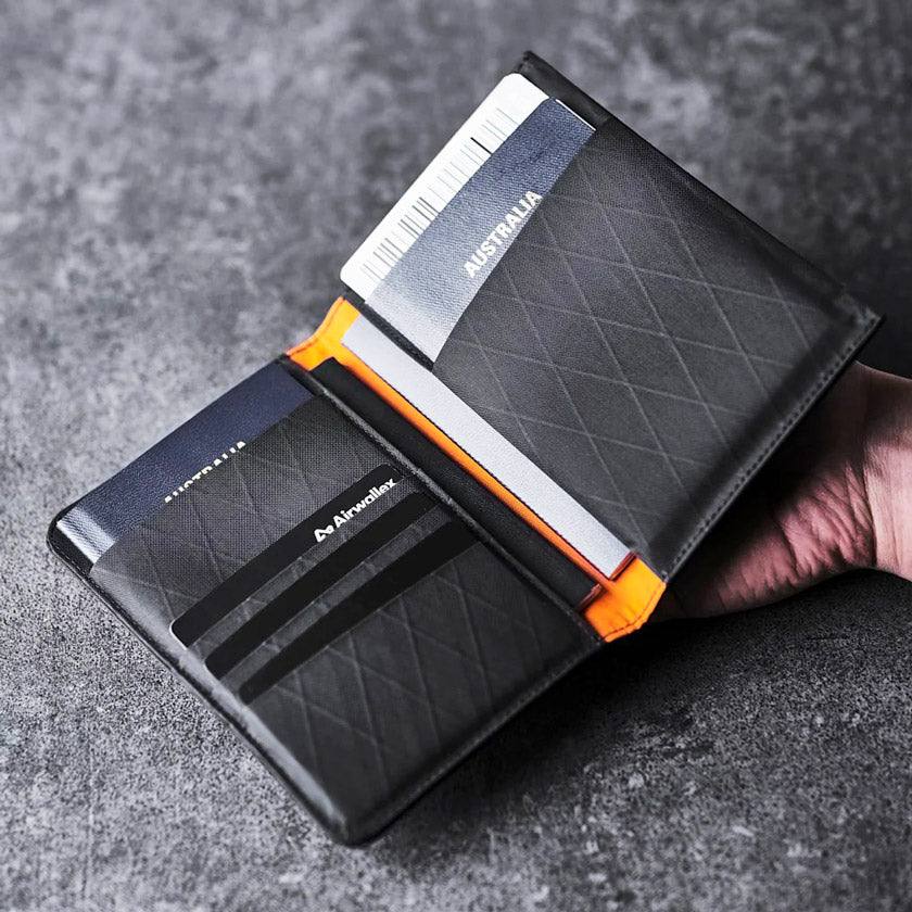 Alpaka ARK Bifold Passport Wallet - Black VX21