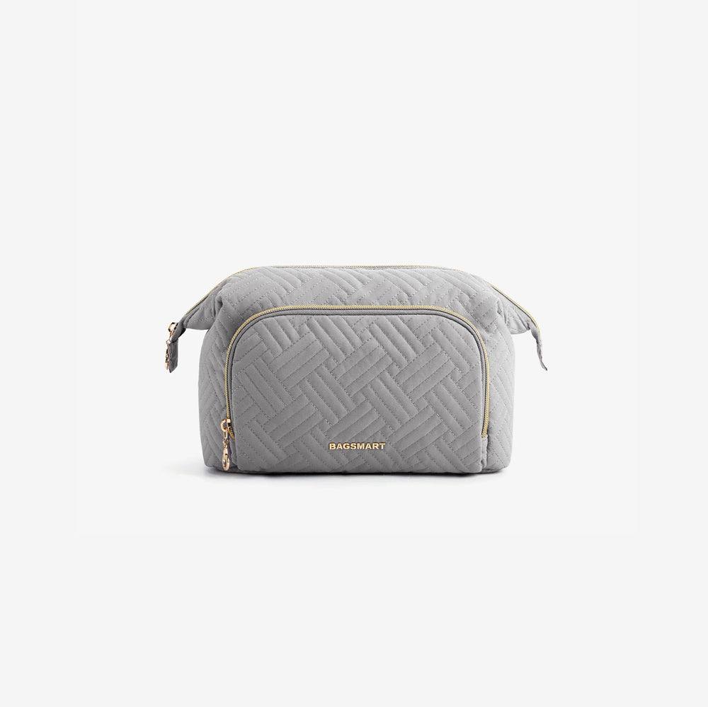 Bagsmart Travel Makeup Bag - Cross Grey