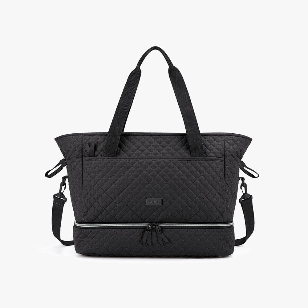 Bagsmart Wanderland Travel Duffel Tote - Solid Black