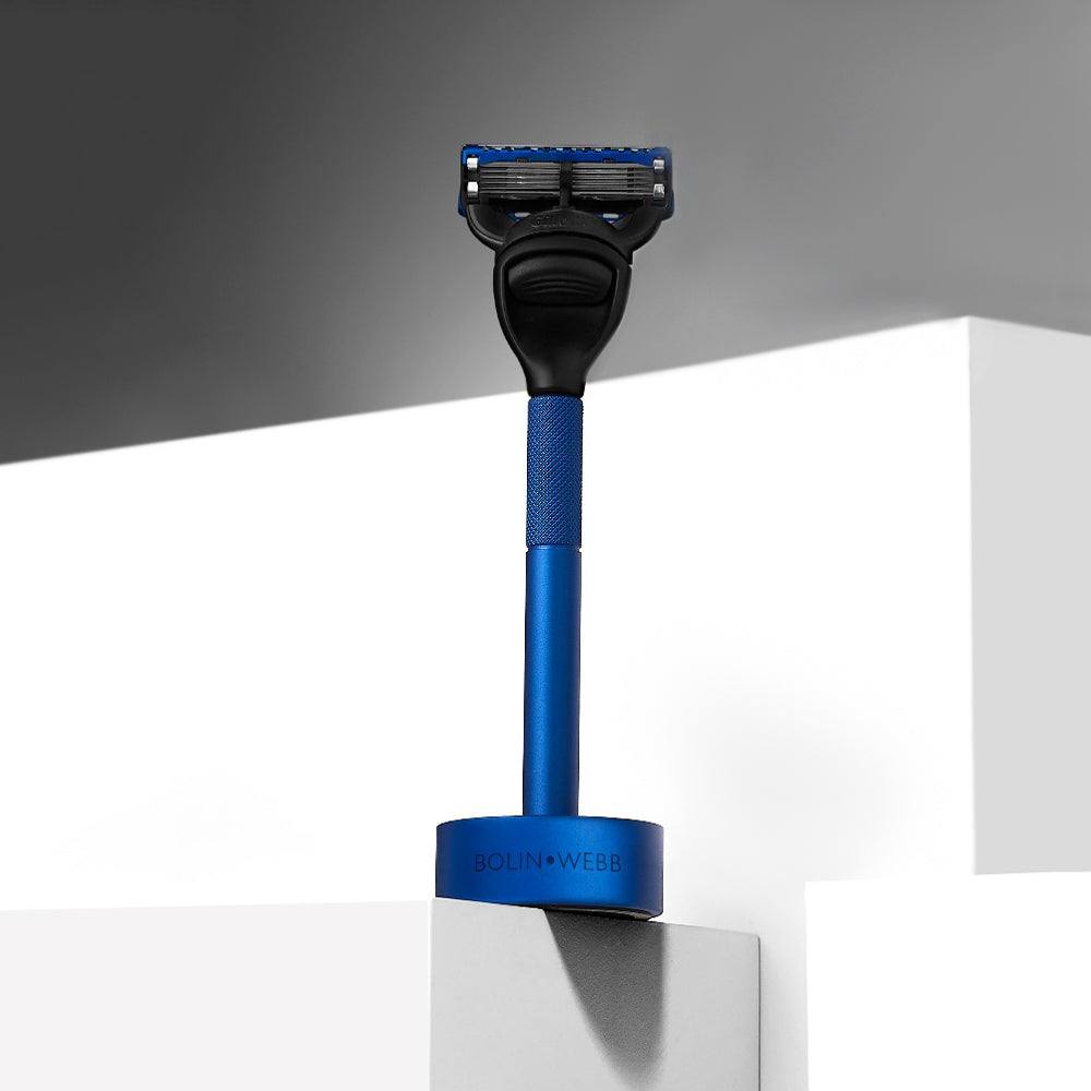 Bolin Webb Generation Fusion5 Razor with Stand - Blue