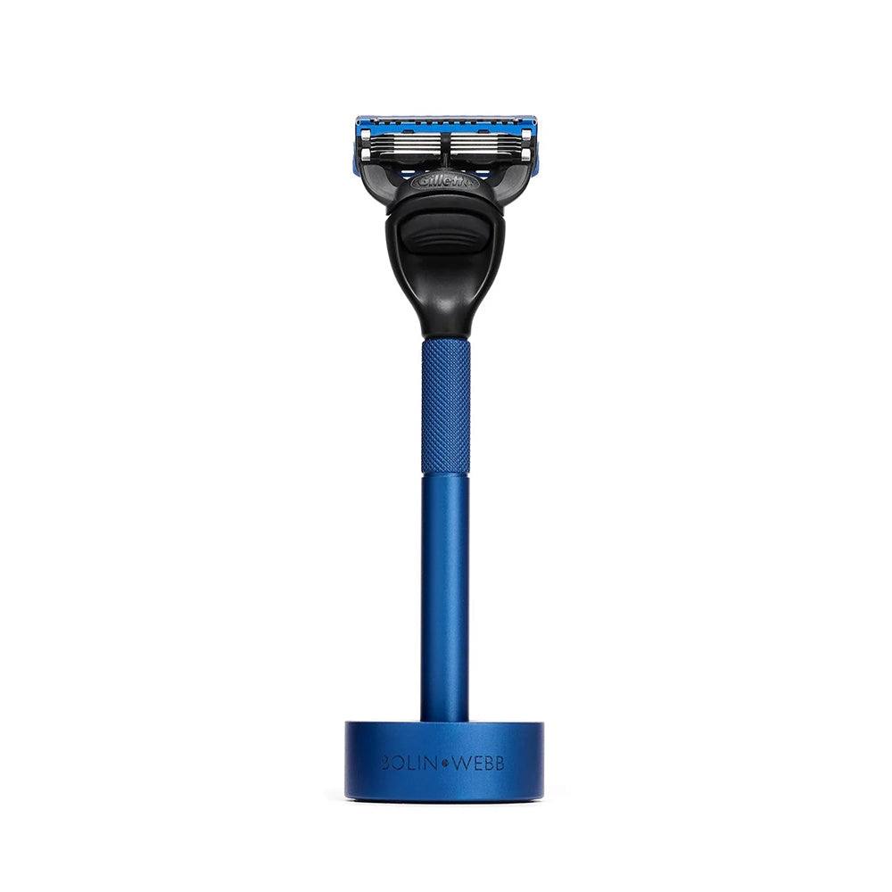 Bolin Webb Generation Fusion5 Razor with Stand - Blue