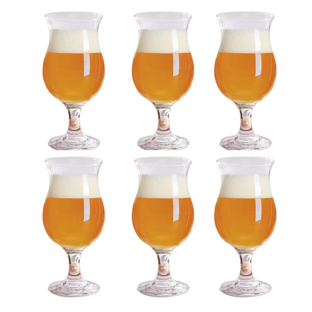 Borgonovo St. Tropez Beer Glasses 340ml, Set of 6