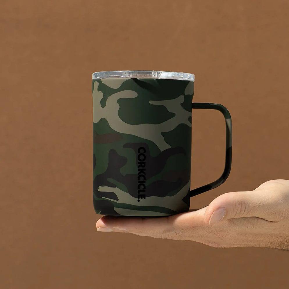 Corkcicle USA Insulated Coffee Mug - Woodland Camo