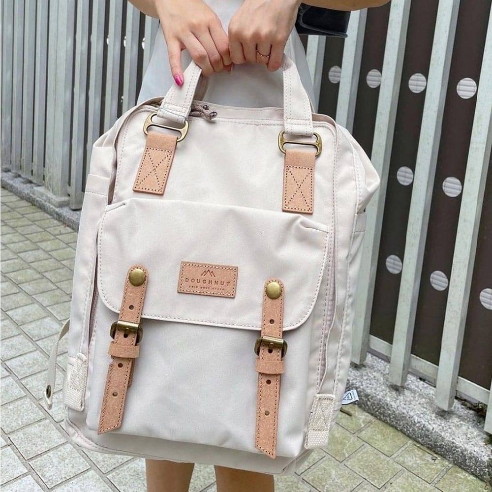 Doughnut Bags Macaroon Backpack Reborn - Stone