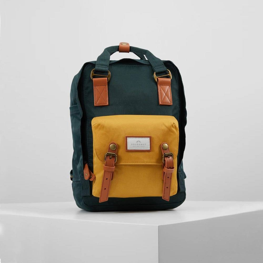 Doughnut Bags Macaroon Backpack - Slate Green x Yellow