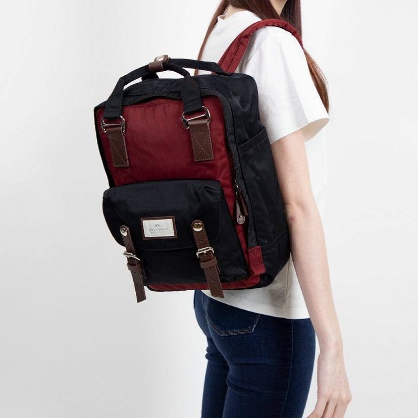 Doughnut Bags Macaroon Backpack - Wine x Black