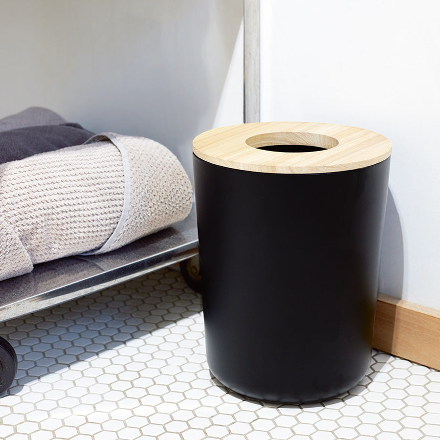 Eco Vanity Waste Bin - Matte Black