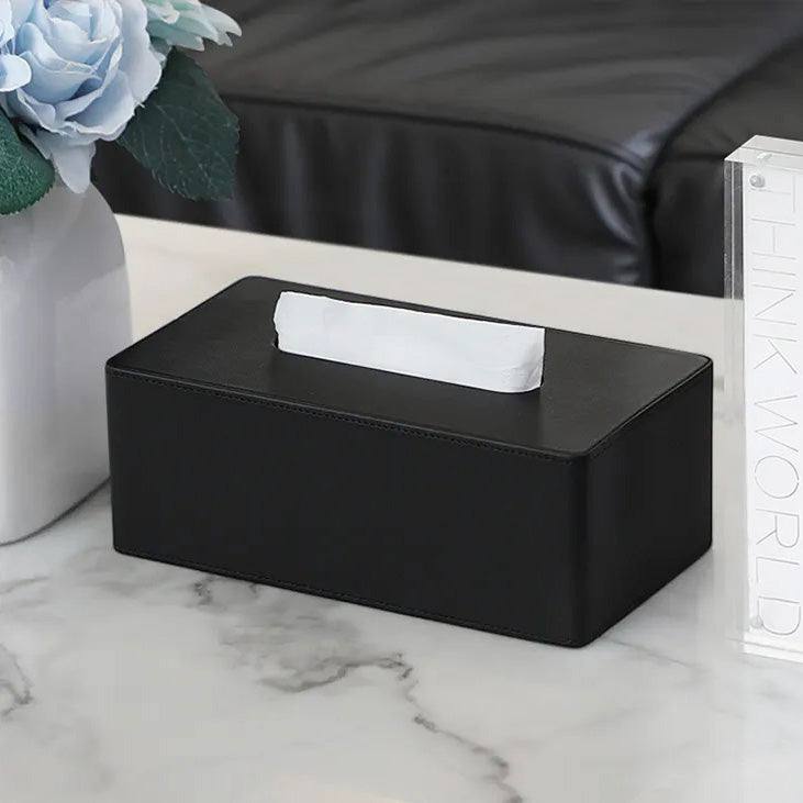 Enhabit Bare Tissue Box Holder - Black