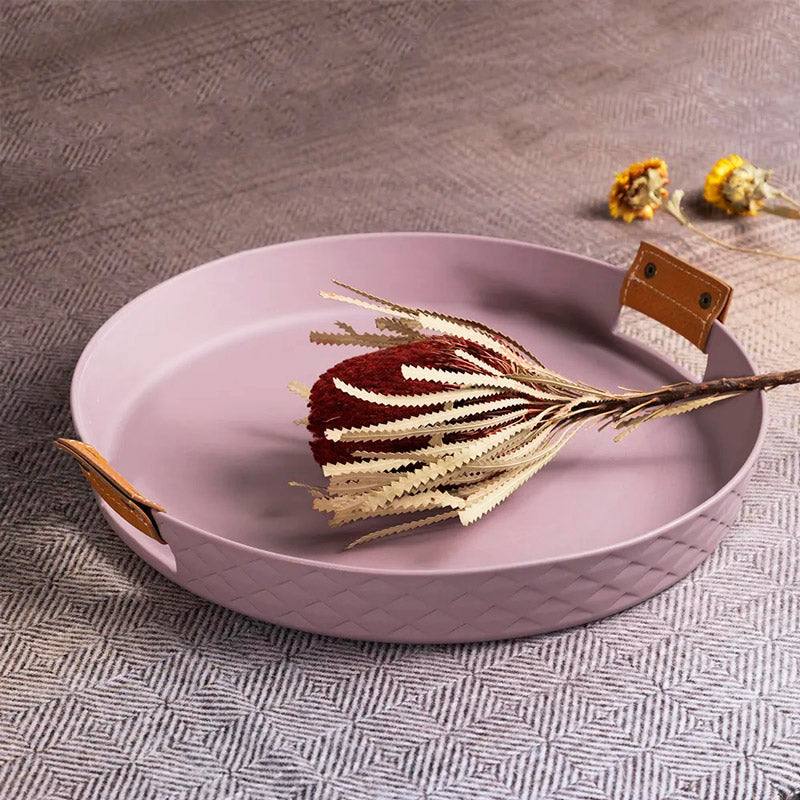 Enhabit Bern Ceramic Serving Tray - Pink