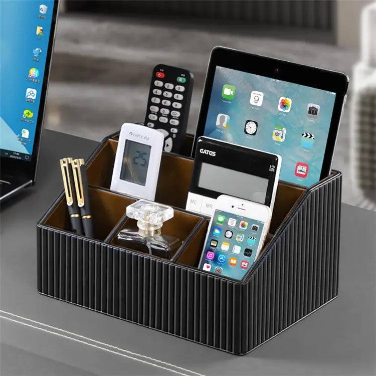 Enhabit Columns Desk Organiser - Black