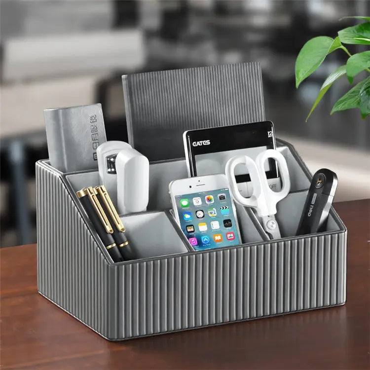 Enhabit Columns Desk Organiser - Dark Grey