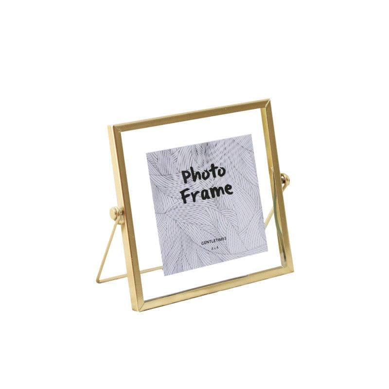 Enhabit Edge Photo Frame Square - Gold