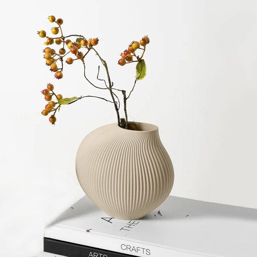 Enhabit Luna Shell Vase Small - Beige