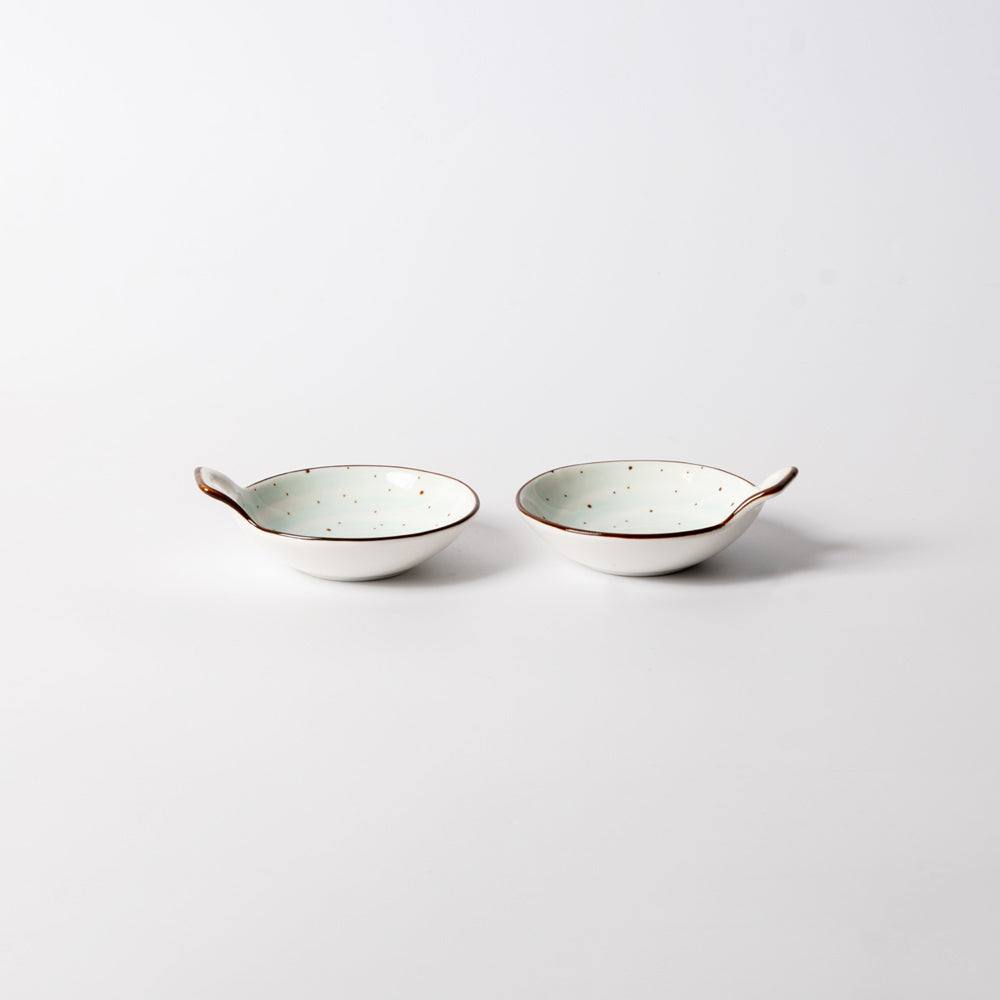 Enhabit Orion Dip Bowls, Set of 2 - Sea Green