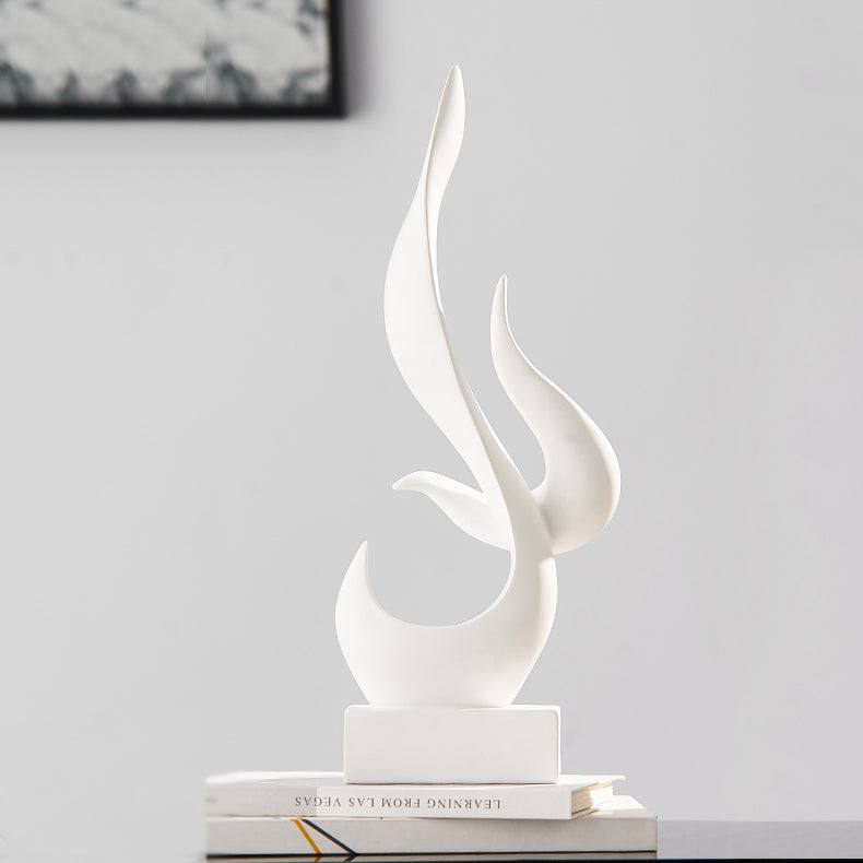 Enhabit Pinnacle Decorative Sculpture - White