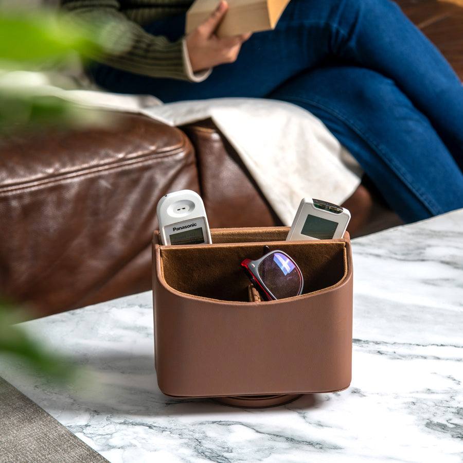 Enhabit Rotating Remote Holder - Brown