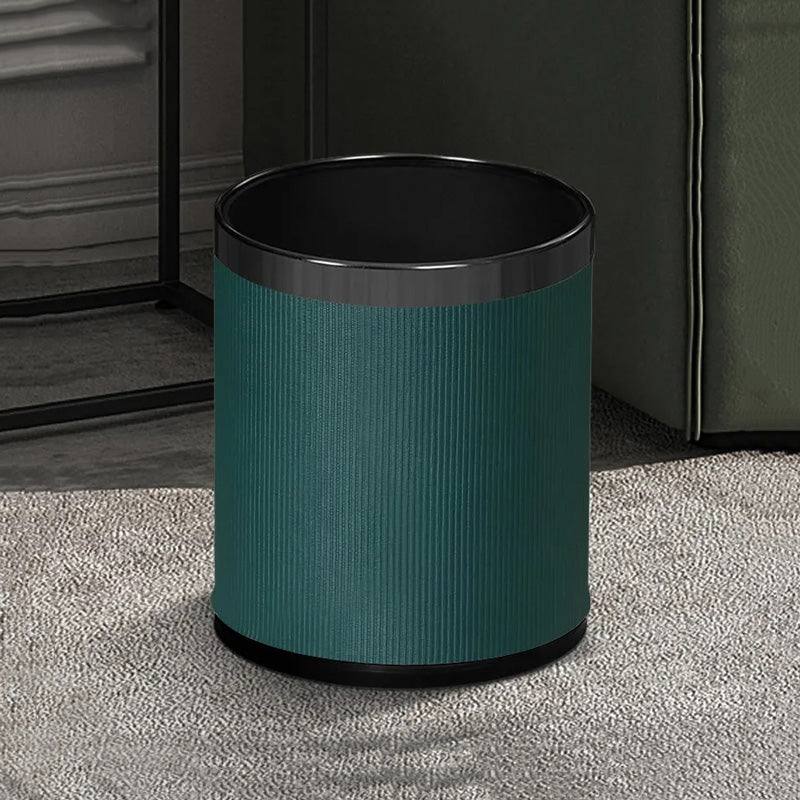 Enhabit Stripes Waste Bin - Teal