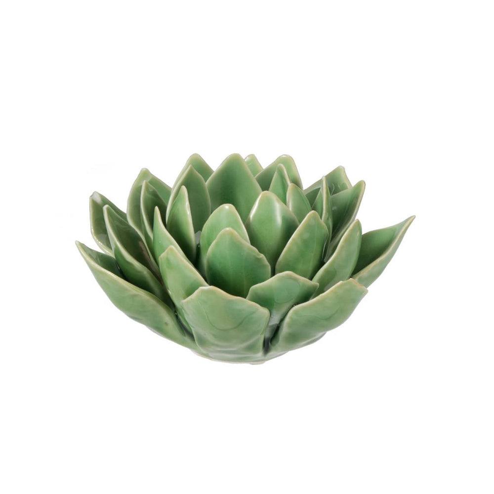 Enhabit Succulent Tealight Holder - Green