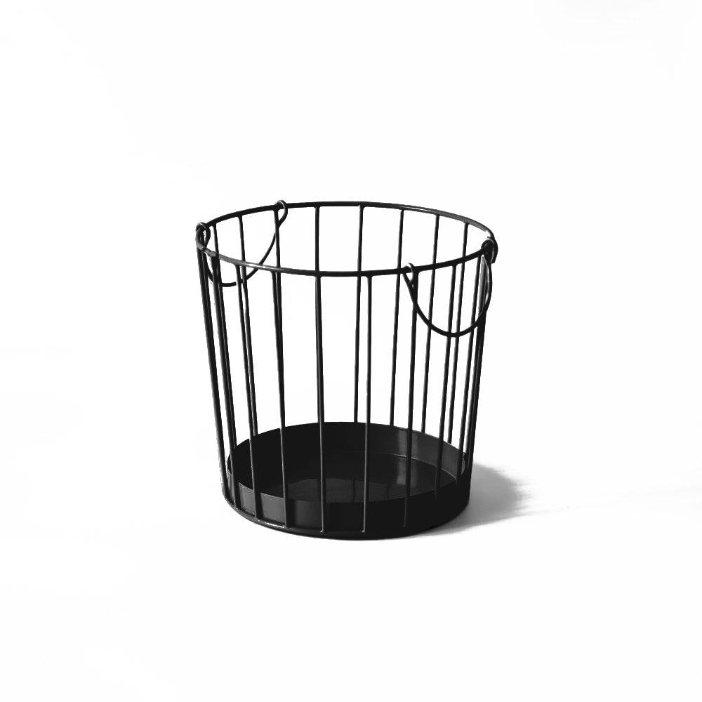 ESQ Living Atrium Storage Basket Small - Black