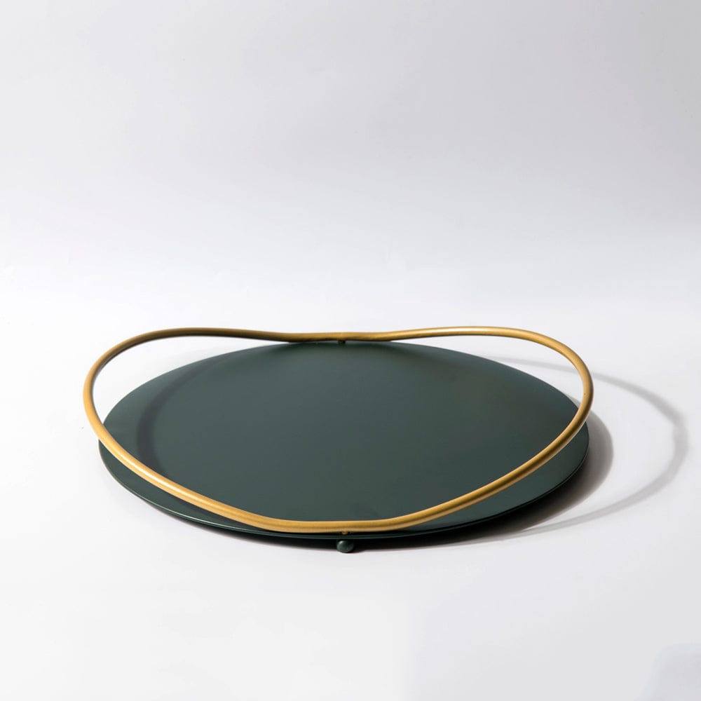 ESQ Living Cadence Vanity Tray - Bottle Green