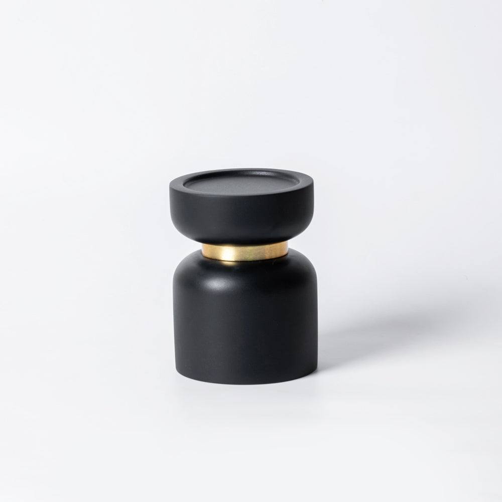 ESQ Living Concrete Candle Stand Medium - Black