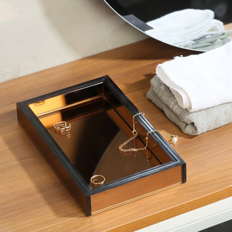 ESQ Living Mirror Valet Tray Small - Bronze