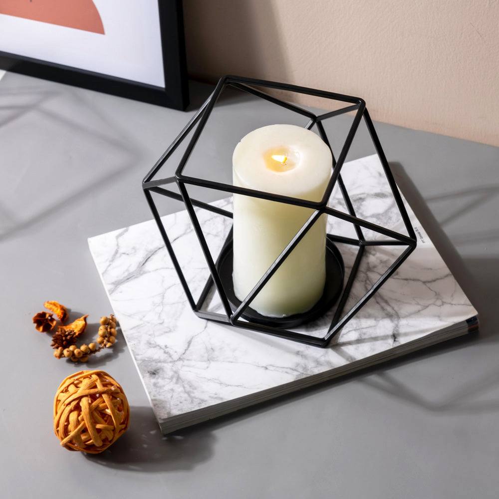 ESQ Living Spectrum Candle Holder - Black