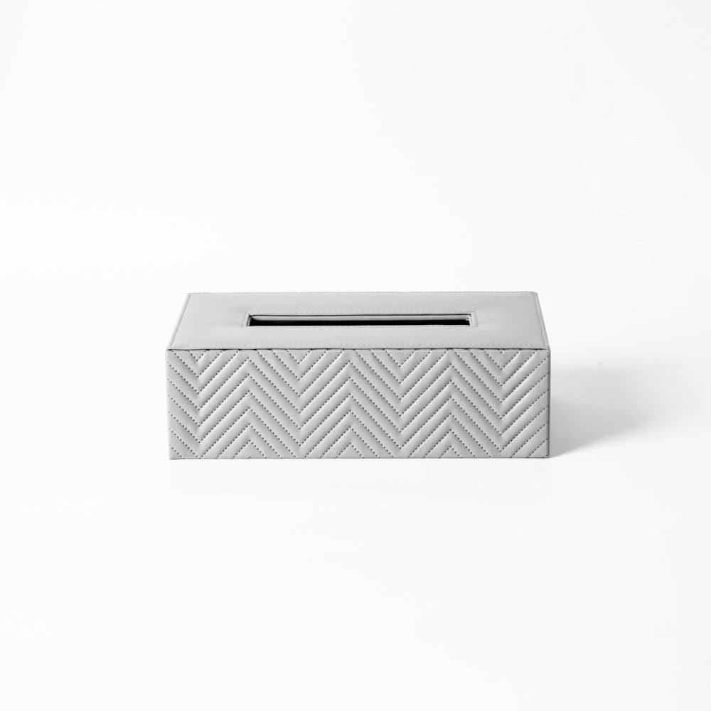 ESQ Living Waverly Tissue Box Holder - Grey