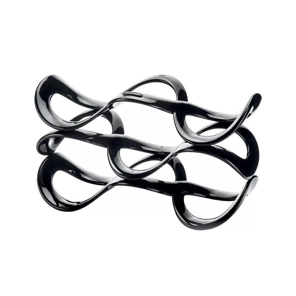 Guzzini Italy Cuvee Wine Bottle Rack - Black