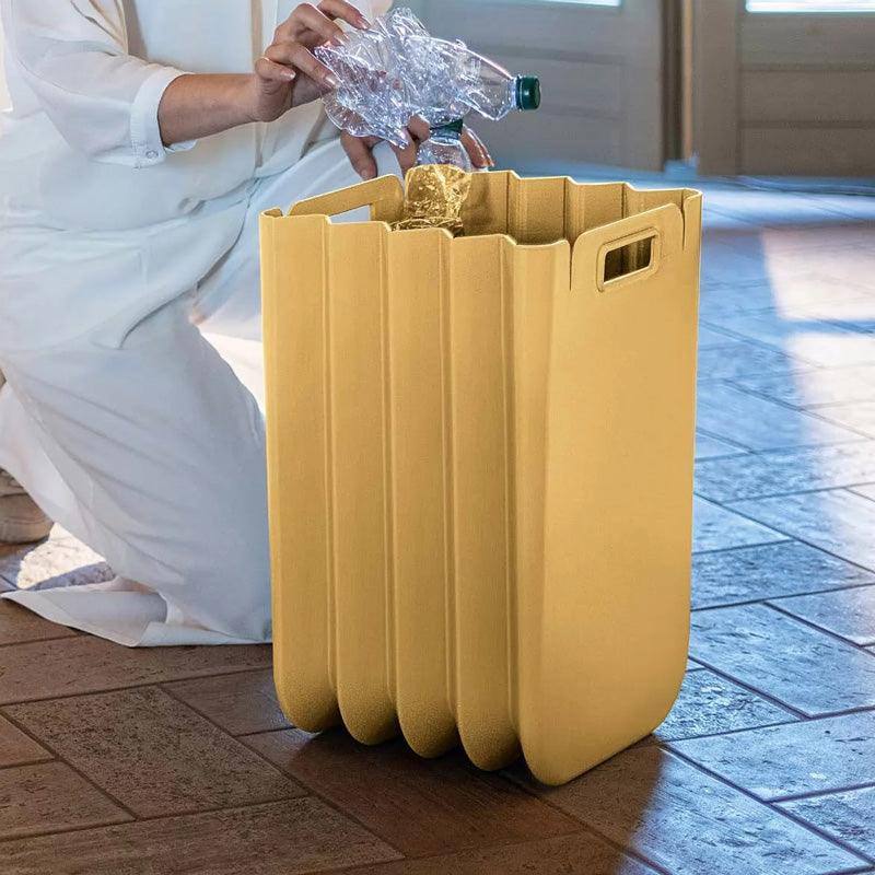 Guzzini Italy Eco Packly Storage Bin - Mustard Yellow