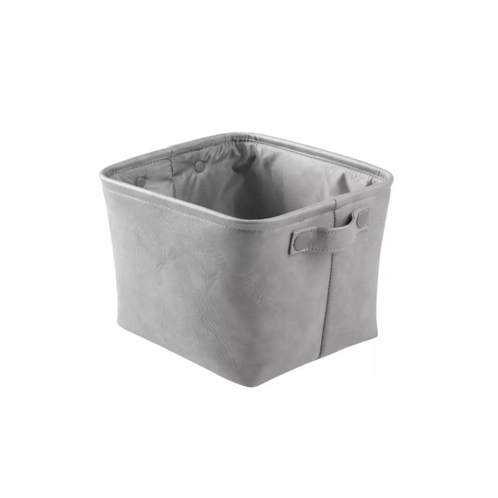 iDesign Lauren Storage Bin Medium - Grey