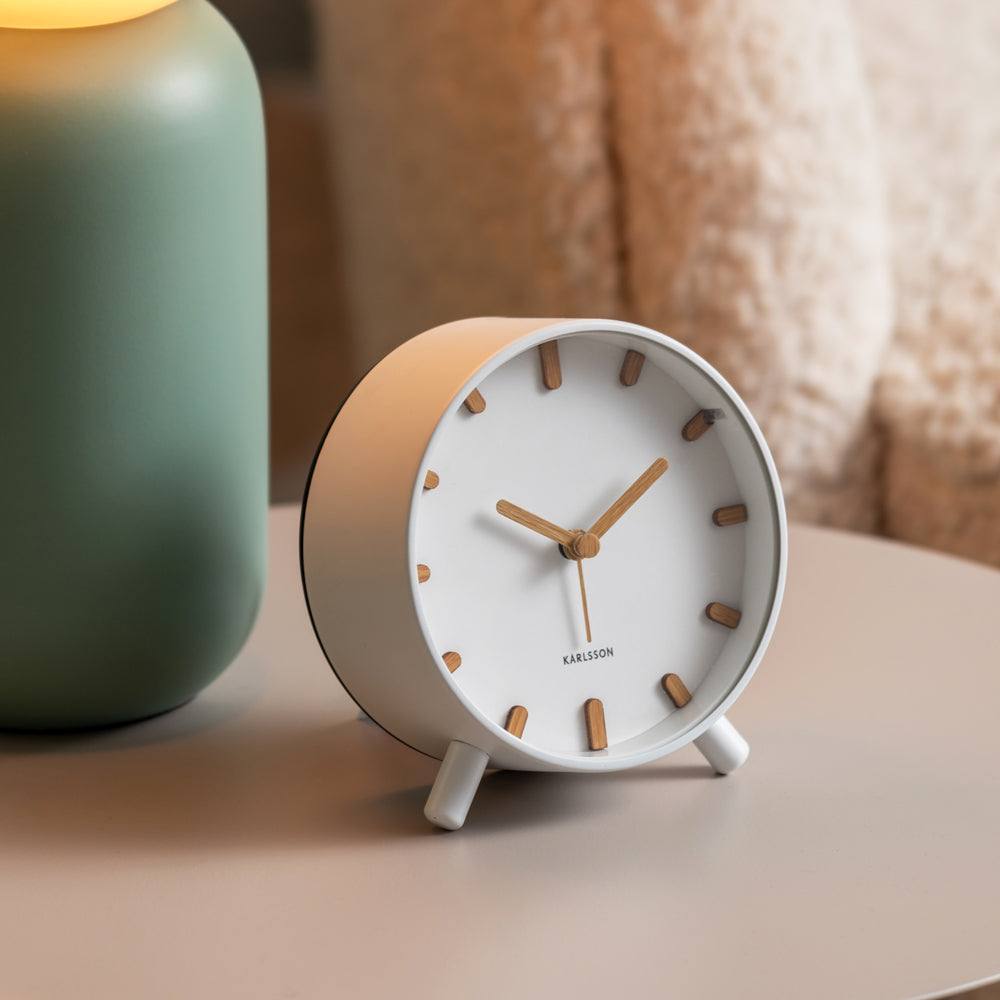 Karlsson Netherlands Grace Alarm Clock - White