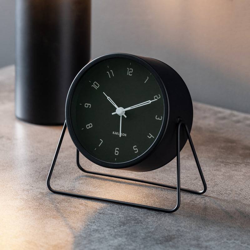 Karlsson Netherlands Stark Alarm Clock - Matte Black