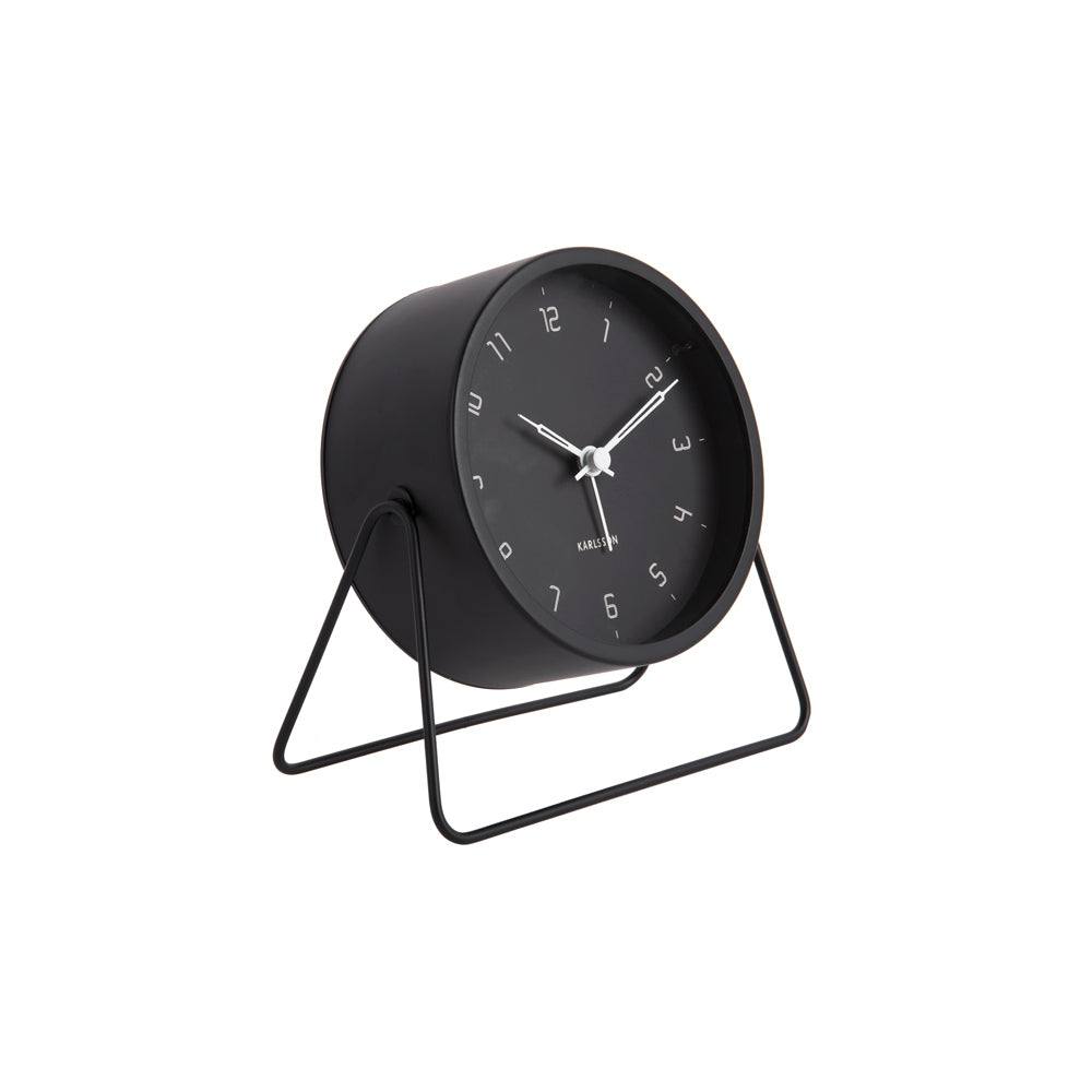 Karlsson Netherlands Stark Alarm Clock - Matte Black