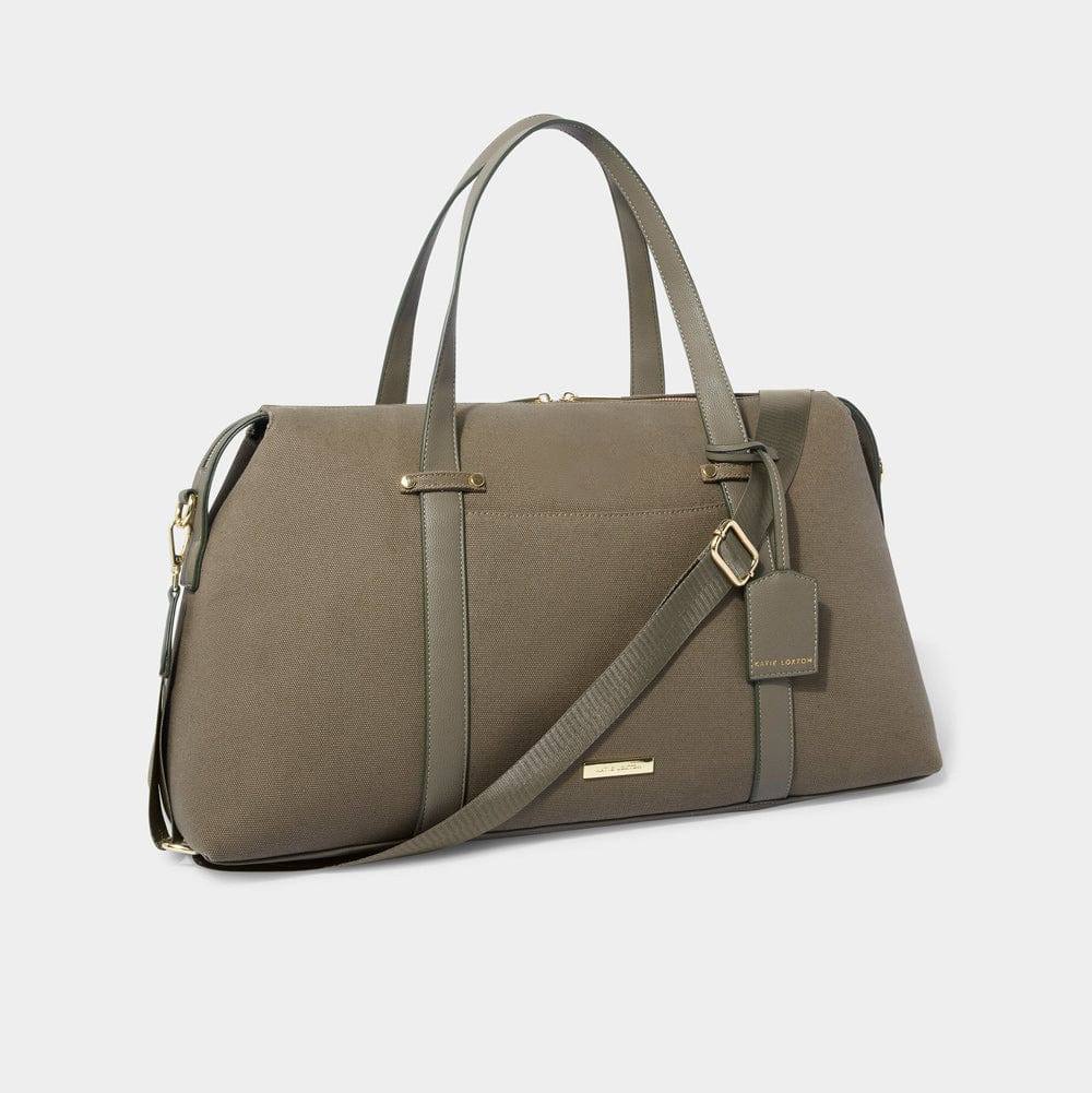 Katie Loxton Amalfi Canvas Weekend Bag - Khaki