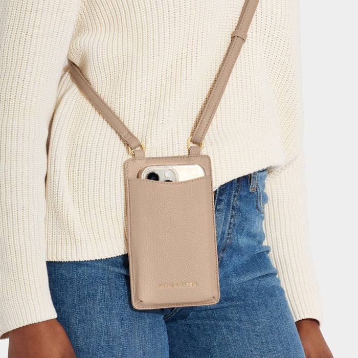 Katie Loxton Ania Phone Bag - Soft Tan