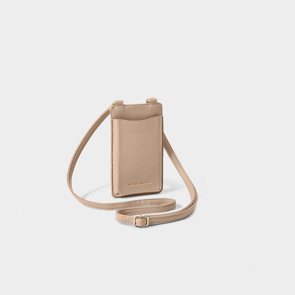 Katie Loxton Ania Phone Bag - Soft Tan