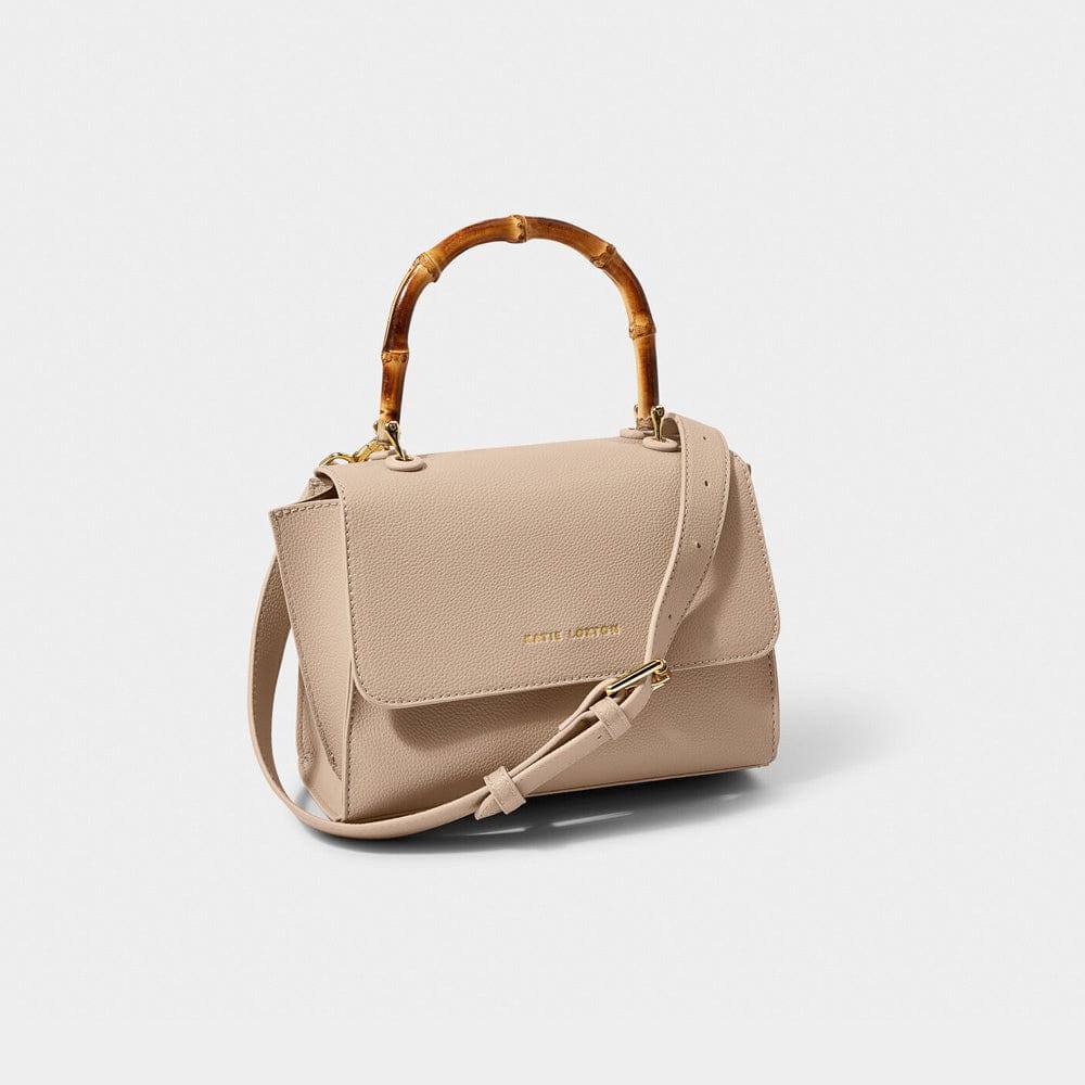 Katie Loxton Erza Bamboo Top Handle Bag - Soft Tan