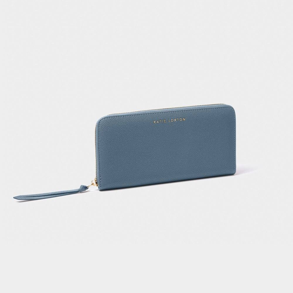 Katie Loxton Isla Zip Wallet - Light Navy