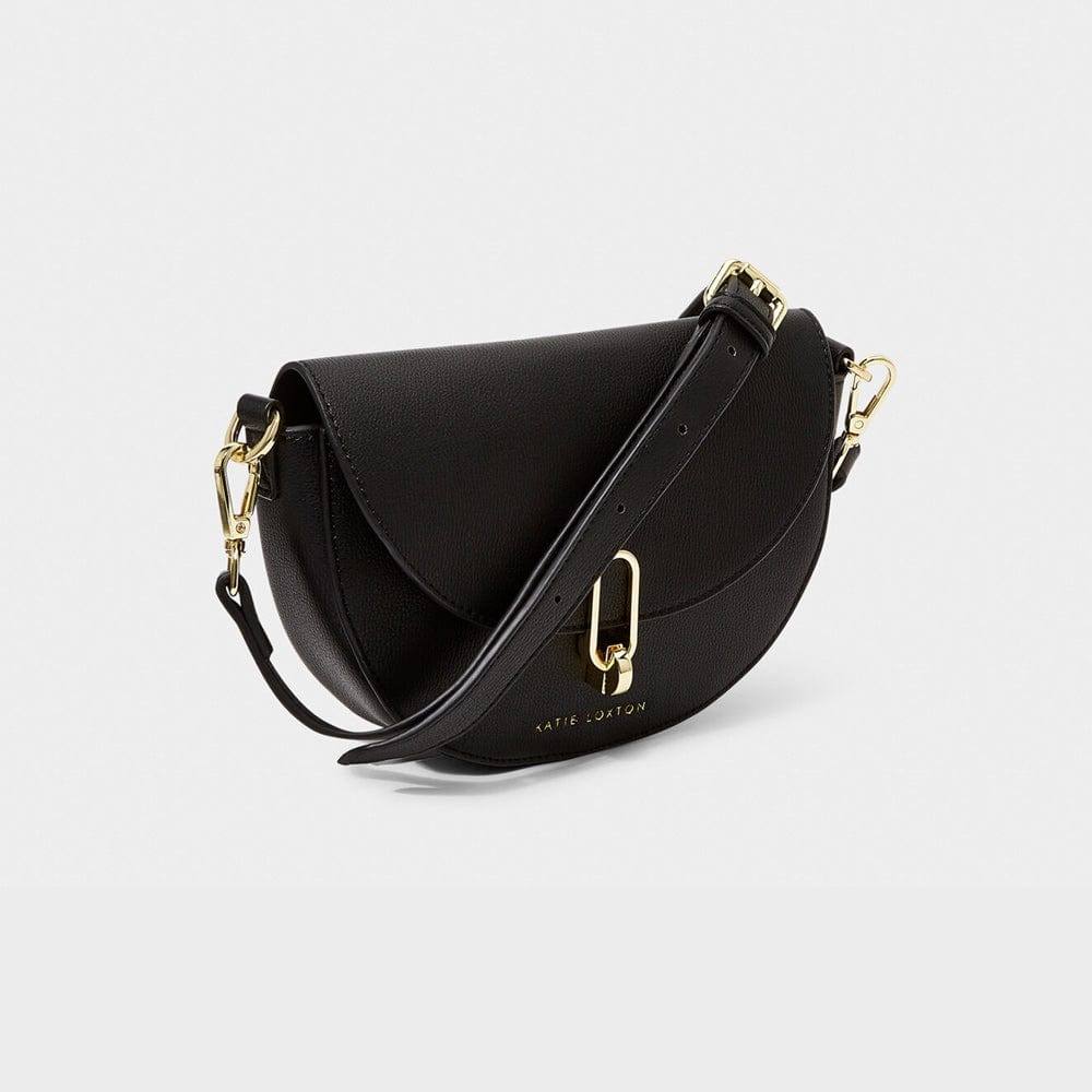 Katie Loxton Quinn Mini Saddle Bag - Black