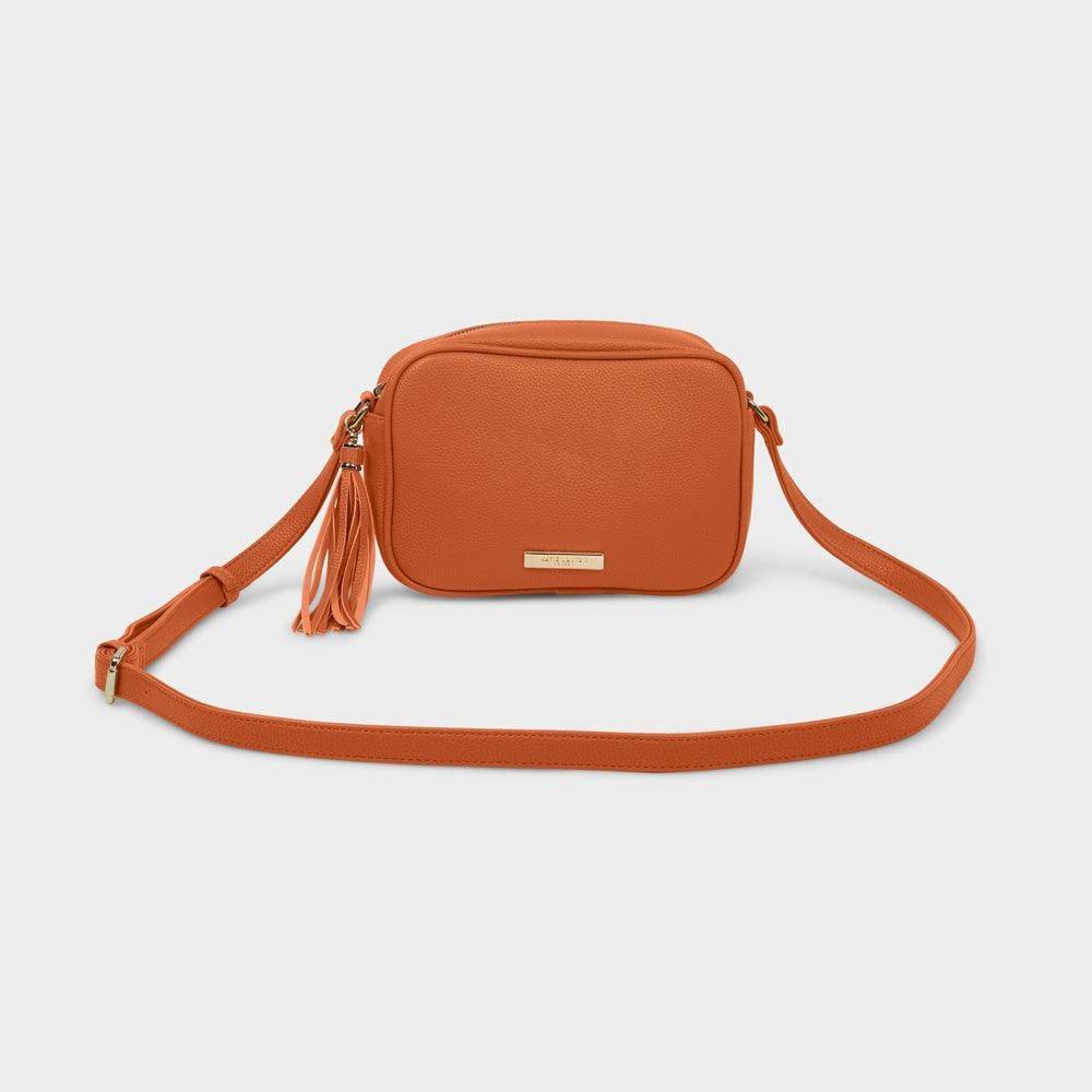 Katie Loxton Sophia Tassel Crossbody Bag - Orange