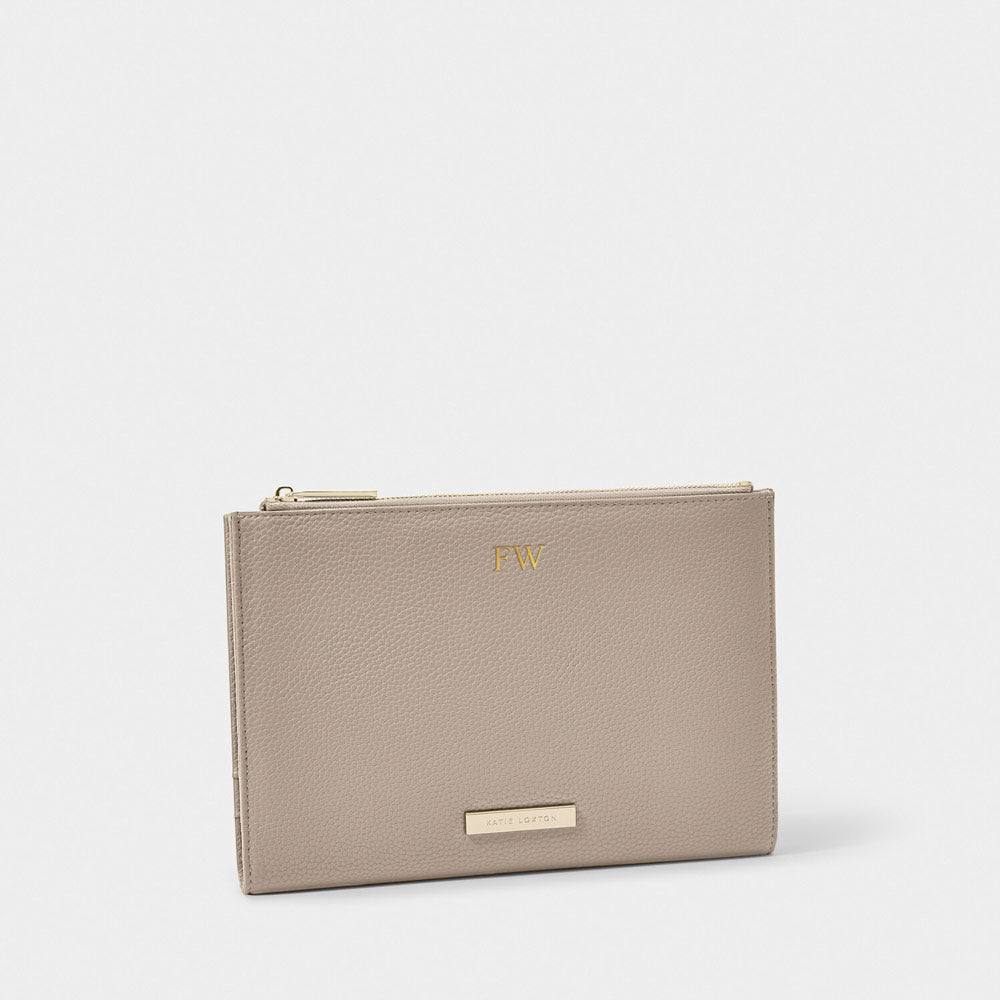 Katie Loxton Travel Document Holder - Light Taupe