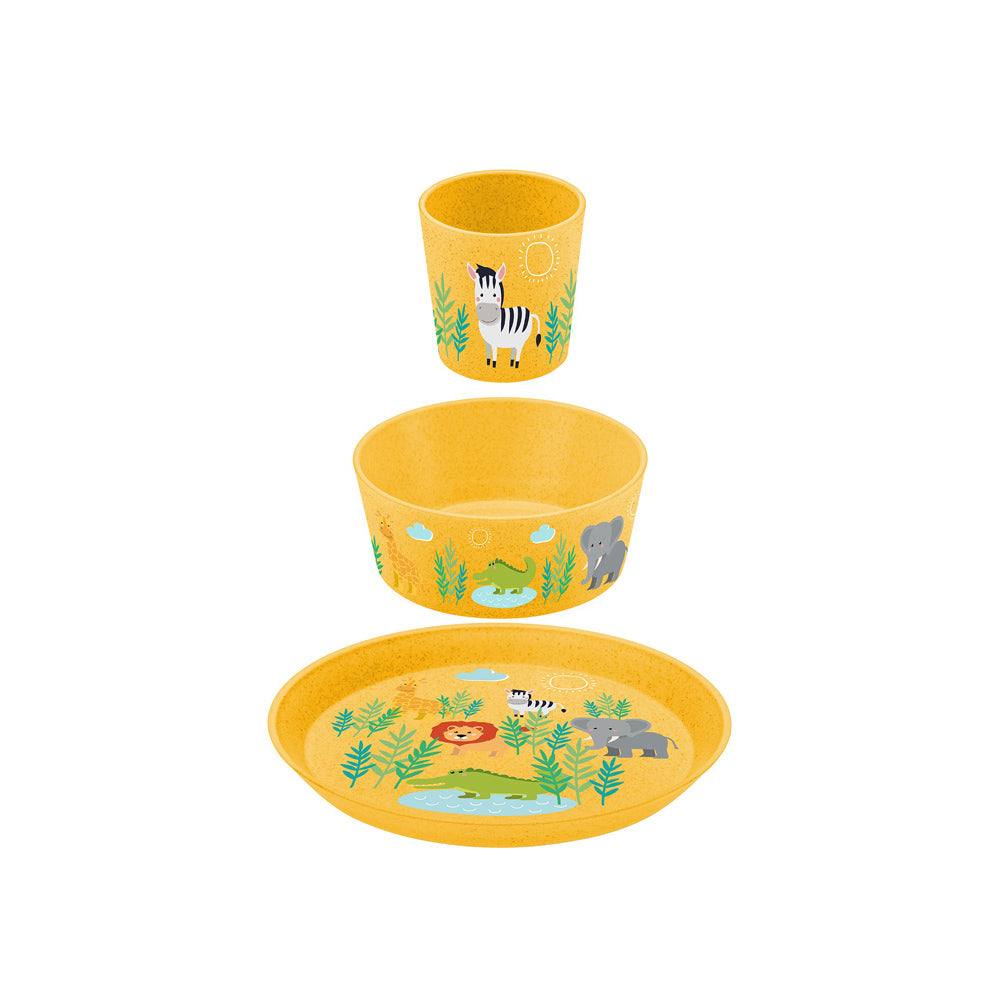 Koziol Germany Kids 3-piece Dinner Set - Africa