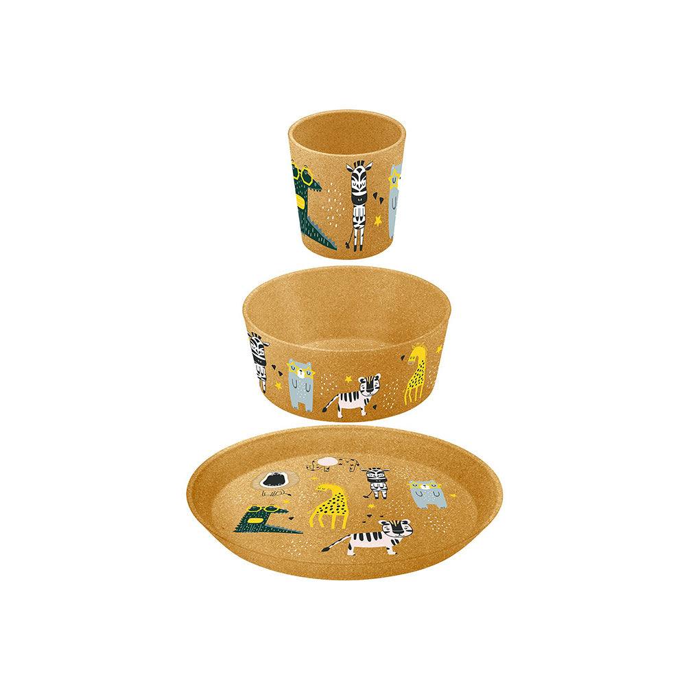 Koziol Germany Kids 3-piece Dinner Set - Zoo