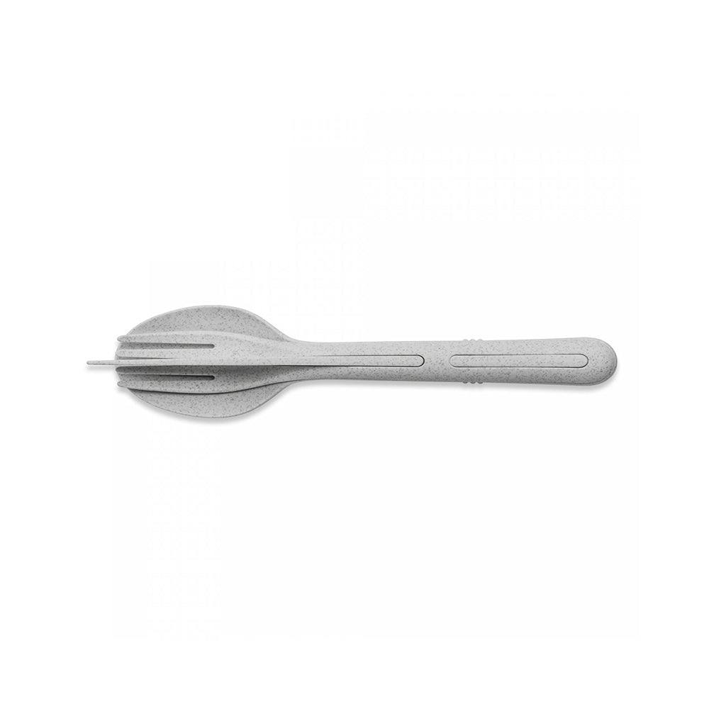 Koziol Germany Klikk 3-piece Cutlery Set - Organic Grey