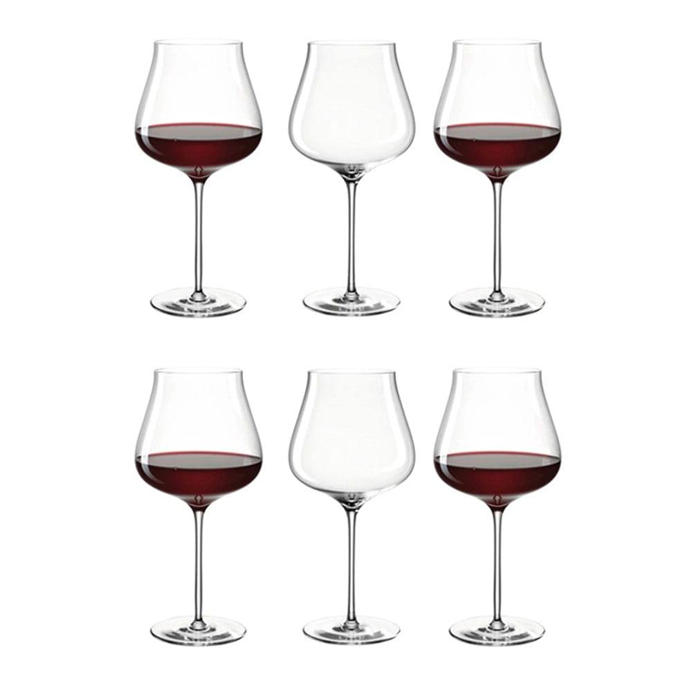 Leonardo Germany Brunelli Burgundy Glasses 770ml, Set of 6