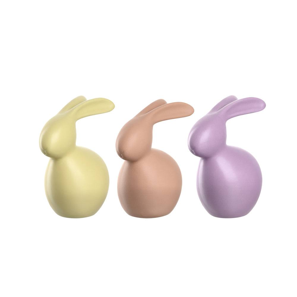 Leonardo Germany Bunny Ceramic Decorative Sculptures Set of 3 - Assorted