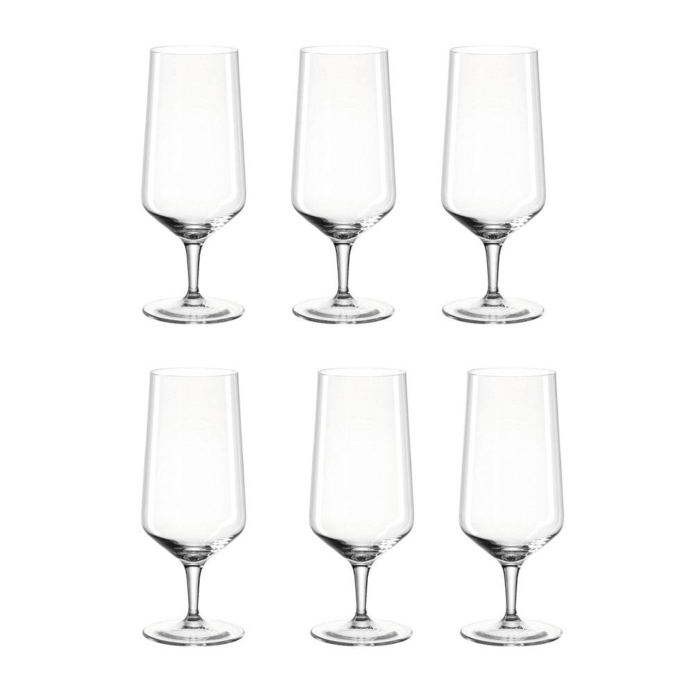 Leonardo Germany Puccini Beer Glasses 410ml, Set of 6