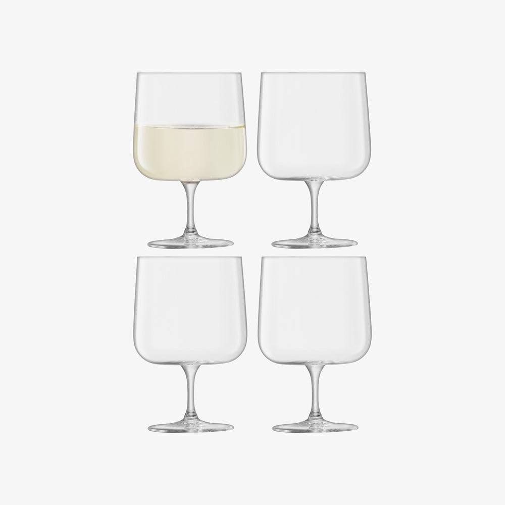 LSA International Arc Wine Glasses 340ml, Set of 4