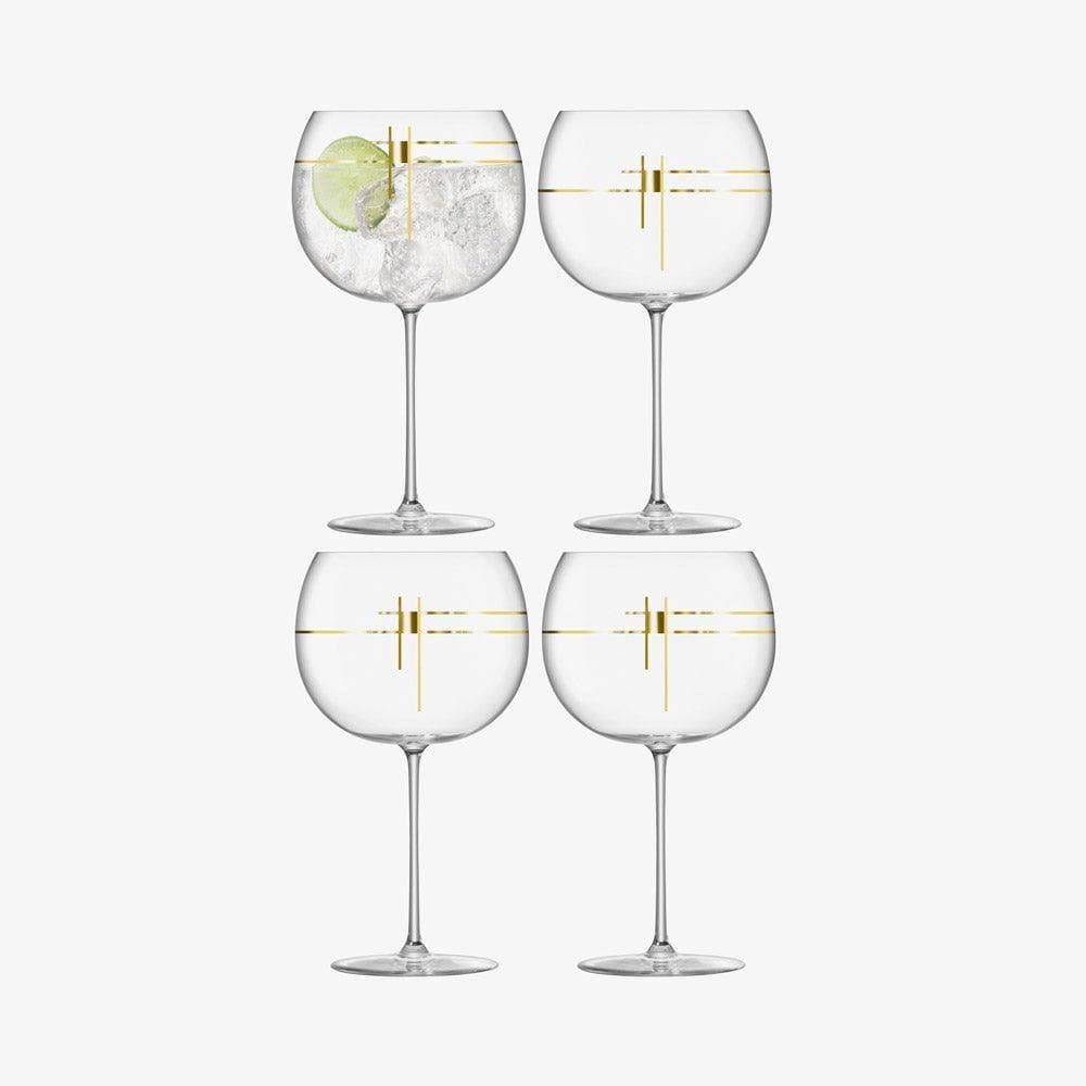 LSA International Century Balloon Glasses 680ml, Set of 4